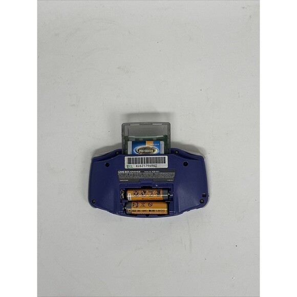 Nintendo Gameboy Advance GBA Indigo Purple Handheld video game System AGB-001 - Picture 6 of 7